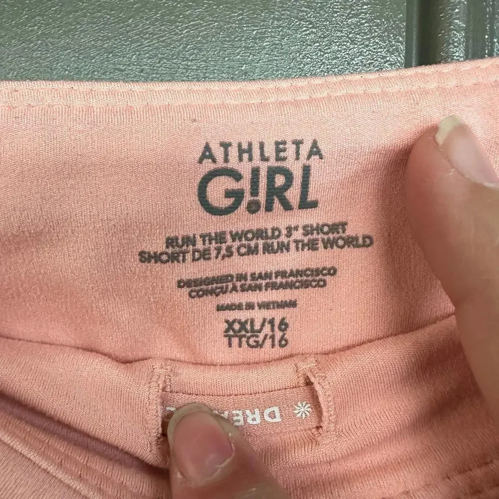 Athleta Girl Run The‎ World Shorts XXL